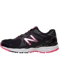 new balance womens w680 v4 neutral running shoes dark grey