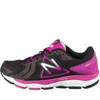 New Balance Womens W670 V5 Stability Running Shoes Black