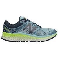 New Balance Fresh Foam 1080v7 Running Shoes - Womens - Ozone Blue Glow/Lime Glow