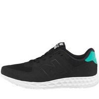 new balance mens 574 fresh foam trainers blackgreen