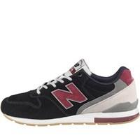 New Balance Mens 996 Trainers Black/Red