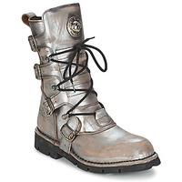 New Rock DODIA men\'s Mid Boots in Silver