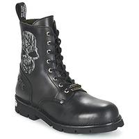 New Rock TEODEL men\'s Mid Boots in black