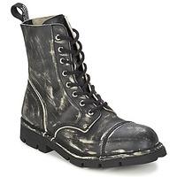 new rock vintage mens mid boots in multicolour