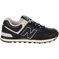 new balance ml574luc mens shoes trainers in black