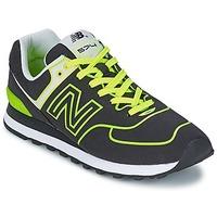 new balance ml574 mens shoes trainers in black