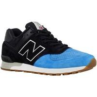 New Balance D 08 men\'s Shoes (Trainers) in Blue
