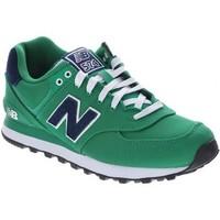 New Balance ML574POG men\'s Shoes (Trainers) in Green