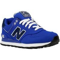 New Balance ML574POB men\'s Shoes (Trainers) in Blue