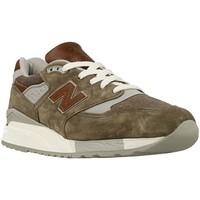 new balance m998 mens shoes trainers in brown