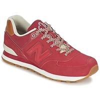 New Balance ML574 men\'s Shoes (Trainers) in red