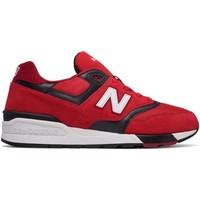 new balance nbml597gsb sneakers man red mens trainers in red