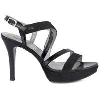 nero giardini barocco nero womens sandals in black