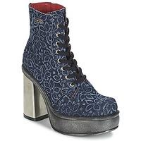 New Rock BOSTA women\'s Low Ankle Boots in blue
