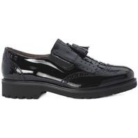 nero giardini vernice womens loafers casual shoes in black