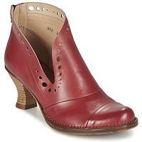 neosens rococo womens low ankle boots in red