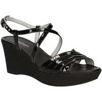 Nero Giardini P717615D Wedge sandals Women Black women\'s Sandals in black