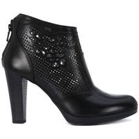 nero giardini caracas glitter womens low ankle boots in black