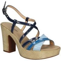 Nero Giardini P717652D High heeled sandals Women Blue women\'s Sandals in blue