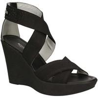 Nero Giardini P717640D Wedge sandals Women Black women\'s Sandals in black
