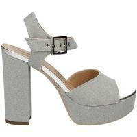 Nero Giardini P717861DE High heeled sandals Women Grey women\'s Sandals in grey