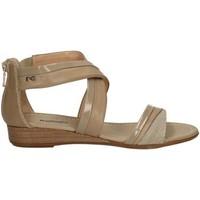 nero giardini p717601d sandals women brown womens sandals in brown