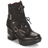 New Rock MERJA women\'s Low Ankle Boots in black