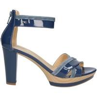 Nero Giardini P717560D High heeled sandals Women Blue women\'s Sandals in blue