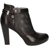 nero giardini p717005d ankle boots women black womens mid boots in bla ...