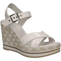 Nero Giardini P717700D Wedge sandals Women Bianco women\'s Sandals in white
