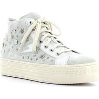 Nero Giardini P530950F Sneakers Kid women\'s Shoes (High-top Trainers) in white
