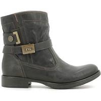 nero giardini a616001d ankle boots women womens mid boots in brown