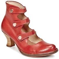 neosens rococo womens low ankle boots in red