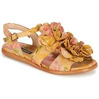 neosens aurora womens sandals in yellow