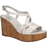 Nero Giardini P717660D Wedge sandals Women Bianco women\'s Sandals in white