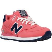 New Balance WL574POP women\'s Shoes (Trainers) in Pink