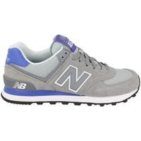 New Balance WL574CPK women\'s Shoes (Trainers) in Silver