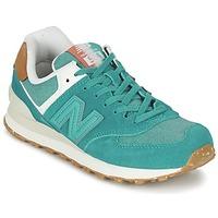 New Balance WL574 women\'s Shoes (Trainers) in green