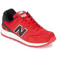New Balance ML574 women\'s Shoes (Trainers) in red