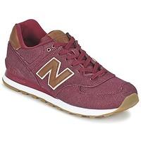 New Balance ML574 women\'s Shoes (Trainers) in red
