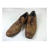 new look size 7 brown brogue