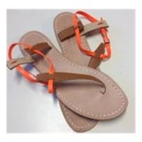 Neon orange sandals The Sandal - Size: 6 - Orange - Sandals