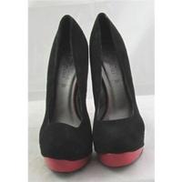 New Look, size 7 black and red platform stilettos