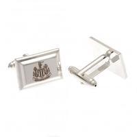 Newcastle United F.C. Silver Plated Cufflinks