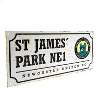 Newcastle United F.C. Retro Street Sign