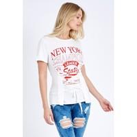 NEW YORK CHAMPIONS CORSET TEE