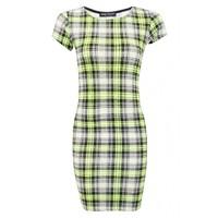 NEON GRID CAP SLV BODYCON