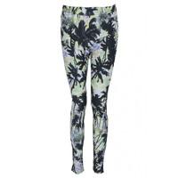 neon palm print jegging