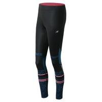 New Balance Printed Impact Premium Tight - Womens - Castaway Multi/Guava/Black