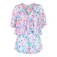 Neon Floral Angel Playsuit